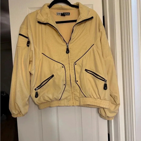 Jamie Sadock Full Zip Up Jackets Long Sleeve Yellow Women's Size Large - Picture 8 of 8